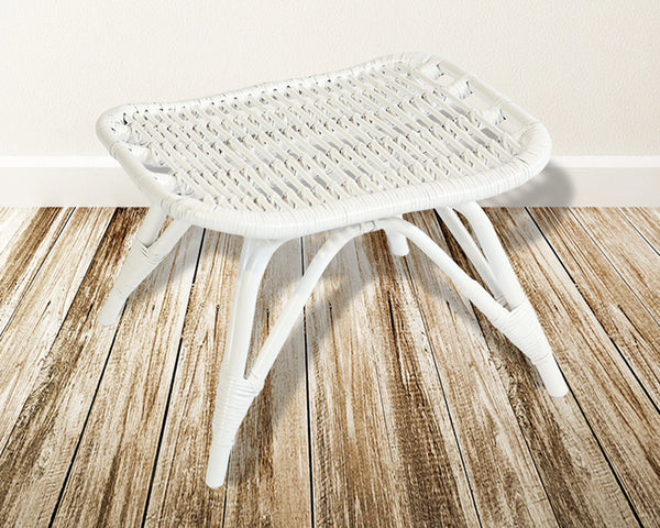 Footstool wicker discount