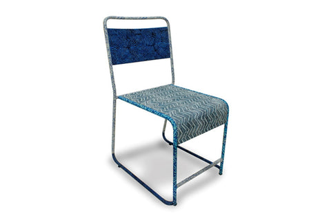 Batik School Chair in Blue