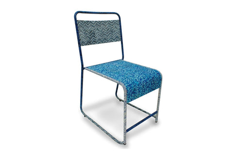 Batik School Chair in Ocean Blue