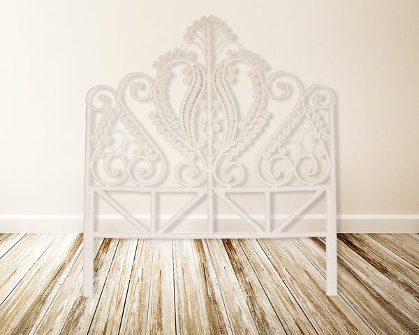 Lea Peacock Full Headboard in White