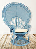Lea Peacock Chair in Aqua