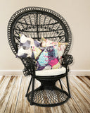 Lea Peacock Chair in Black