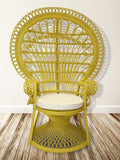 Lea Peacock Chair in Yellow