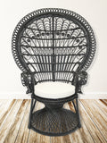 Lea Peacock Chair in Black