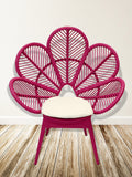 Maya Flower Chair in Fuchshia