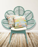 Maya Flower Chair in Seafoam